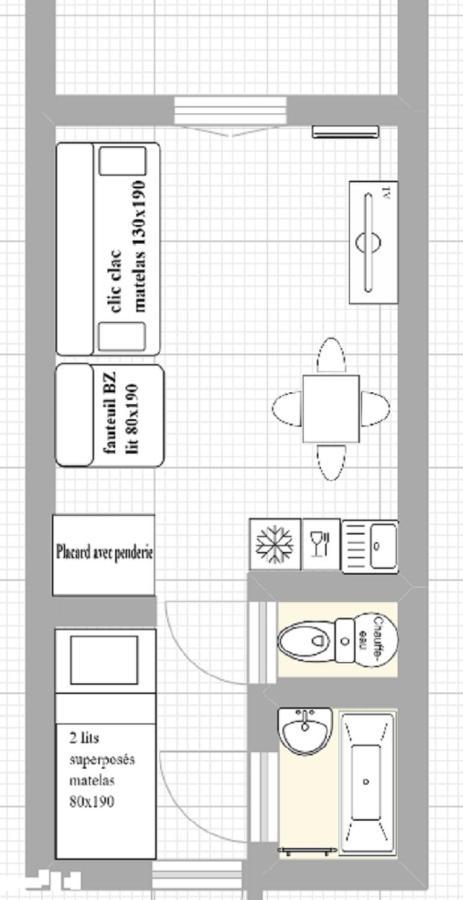 Studio 2 Alpes, Proche Lac Buissonniere, Menage Inclus, Balcon, Parking Les Deux Alpes Zewnętrze zdjęcie